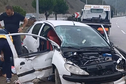 Samsun'da zincirleme trafik kazasında 4 kişi yaralandı