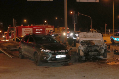 Samsun'da zincirleme trafik kazasında 4 kişi yaralandı