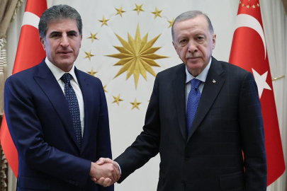 Cumhurbaşkanı Erdoğan, Barzani ile görüştü