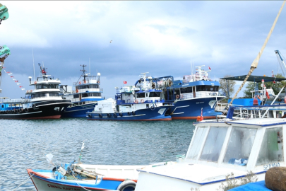 Ordu'da olumsuz hava koşulları nedeniyle balıkçı tekneleri limanlara sığındı