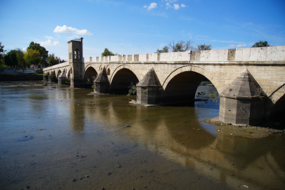 Tunca Nehri'nde kuraklık