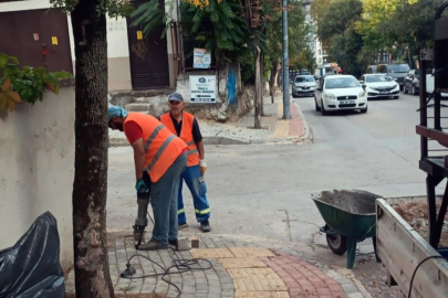 Bursa'nın o mahallesinde güvenli ulaşım çalışması