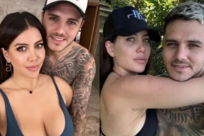 Icardi'yle barışan Wanda Nara yine açılıp saçıldı