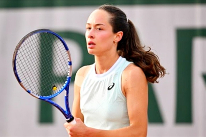 Milli tenisçi Zeynep Sönmez, Japonya'daki WTA turnuvasında ikinci tura yükseldi