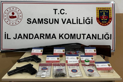 Samsun'da jandarma ekiplerinden uyuşturucu operasyonu