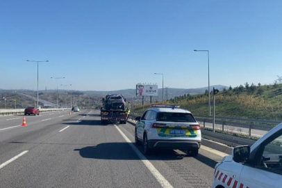 Kuzey Marmara Otoyolu'nda otomobiller çarpıştı