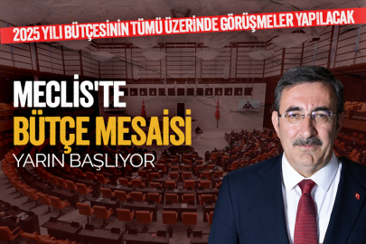 Meclis'te bütçe mesaisi yarın başlayacak