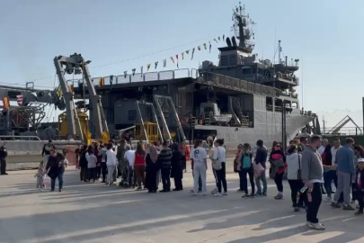  TCG Alemdar Kurtarma Gemisi Tekirdağ’da ziyarete açıldı