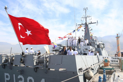 TCG Tarsus gemisi ile TCSG-304 botu Hatay'da ziyarete açıldı