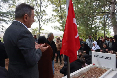 Şehit babası son yolculuğuna uğurlandı