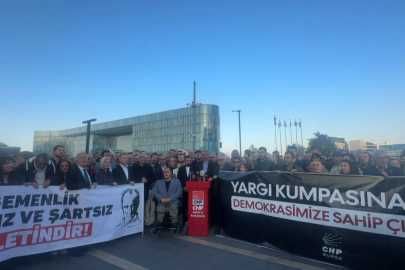 Bursa CHP İl Başkanlığı adalet için bir araya geldi!