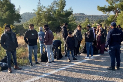 Çanakkale'de 27 düzensiz göçmen yakalandı