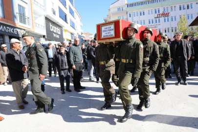 Kore gazisi son yolculuğuna uğurlandı