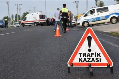 Amasya’da otomobil takla attı