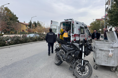 Burdur'da otomobil ile motosiklet çarpıştı: 1 yaralı