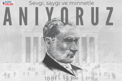 Büyük Önder Atatürk'ün ebediyete intikalinin üzerinden 86 yıl geçti