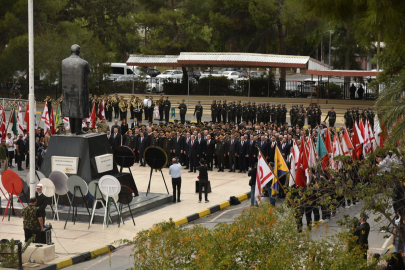 Ulu Önder Atatürk ebediyete intikalinin 86. yılında KKTC'de anıldı