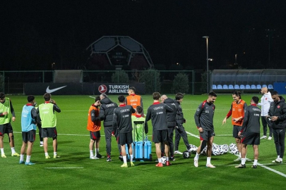 A Milli Futbol Takımı, Galler maçının hazırlıklarını sürdürdü