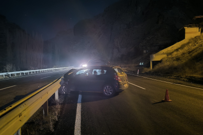 Erzurum-Artvin karayolunda trafik kazası