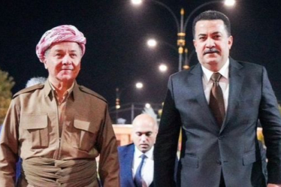 Irak Başbakanı Sudani, IKBY Başbakanı Barzani ile bir araya geldi