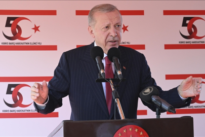 Cumhurbaşkanı Erdoğan, KKTC'nin kuruluşunun 41. yılını kutladı