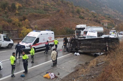 Osmaniye’de yolcu minibüsü yağış nedeniyle devrildi: 6 kişi yaralandı