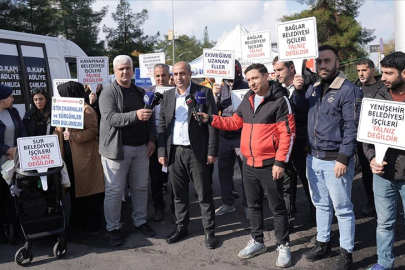 Diyarbakır'da bazı belediyelerde işten çıkarılan işçilerin eylemi sürüyor