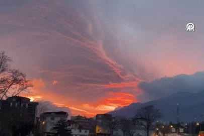 Bursa'da gün doğumu