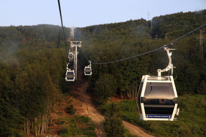 Bursa'da teleferike lodos engeli! Seferler durduruldu