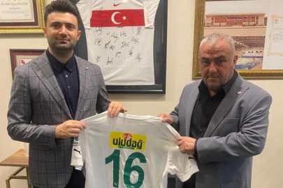 Bursaspor Başkanı Enes Çelik’ten TFF’ye ziyaret