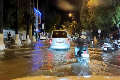 Fethiye'yi sağanak vurdu