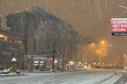 Ankara'nın kuzey ilçelerinde kar yağışı bağışladı