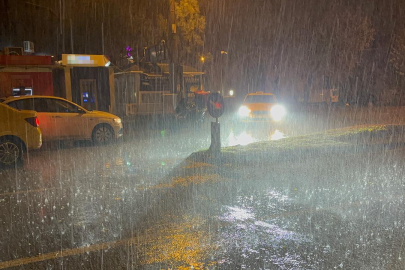 Edirne'de lodos ve sağanak etkili oldu