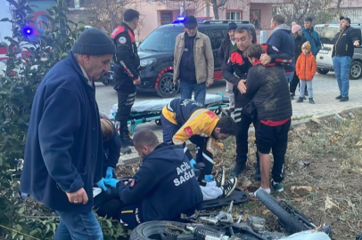 Kazada yaralandı, polise sarılıp gözyaşı döktü