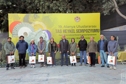 Alanya Uluslararası Taş Heykel Sempozyumu'nun resmi açılışı yapıldı