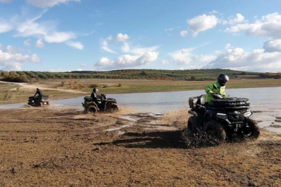 Bursa'nın Mudanya ilçesinde ATV ile off road heyecanı