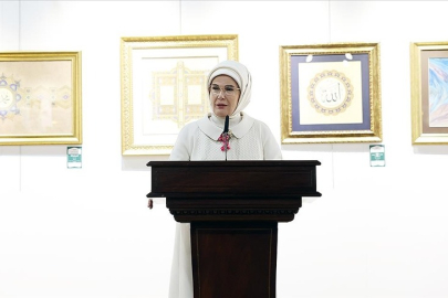 Emine Erdoğan'dan Çınar Uluslararası Kültür ve Sanat Derneğinin Karma Sergisi'nin açılışına ilişkin paylaşım