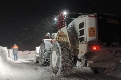 Kayseri'de kar nedeniyle kapanan 230 mahalle yolu açıldı