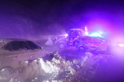 Malatya'da kar nedeniyle mahsur kalan vatandaşlar kurtarıldı