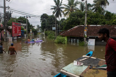 Sri Lanka'da şiddetli yağışların yol açtığı afetlerden 15 binden fazla kişi etkilendi