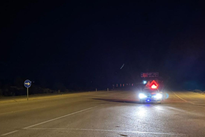 Antalya-Konya kara yolu tipi nedeniyle tır ve kamyon geçişine kapatıldı