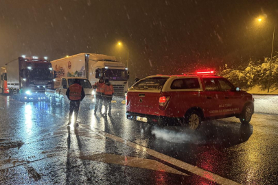 Bolu Dağı Tüneli çıkışında kazalar trafiği aksattı