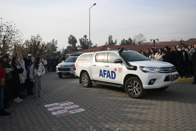 Edirne'de öğrencilerle deprem tatbikatı yapıldı