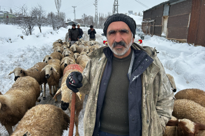 Kışa hazırlıksız yakalanan çobanlar yayladan erken indi