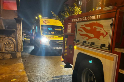 Kocaeli'de hava almayan kömür sobası bomba gibi patladı