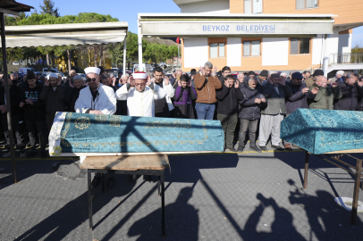 Seri katilin öldürdüğü eşi, oğlu ve kayınvalidesi toprağa verildi