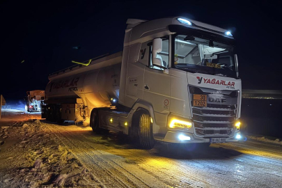 Türkgözü-Posof-Damal kara yolu tır geçişine kapatıldı