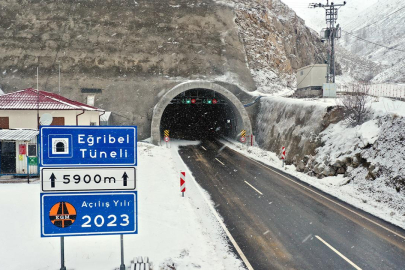 Eğribel Tüneli yeniden ulaşıma açıldı