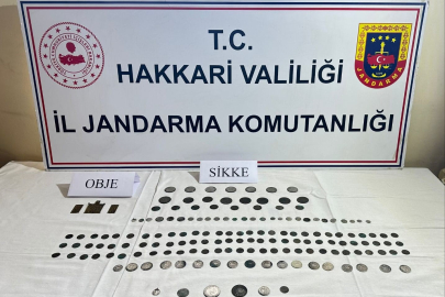  Hakkari'de tarihi eser operasyonu