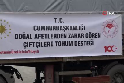 Kütahya'da üreticiye hububat tohumu desteği